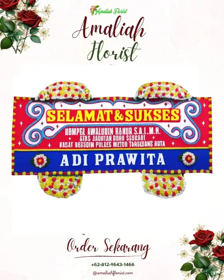 Papan Bunga Ucapan Selamat Kutorojo